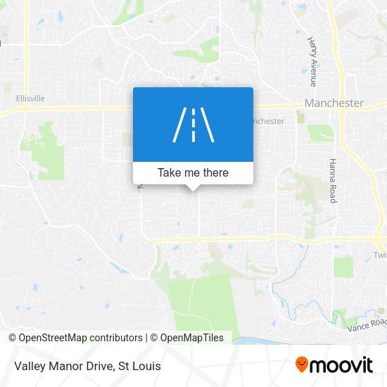 Valley Manor Drive map