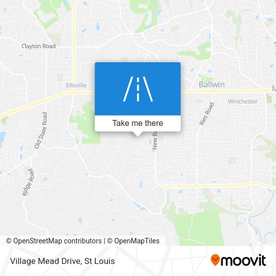 Village Mead Drive map