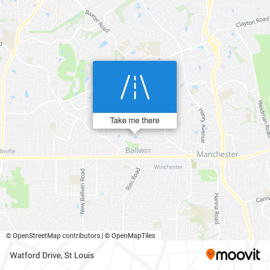 Watford Drive map