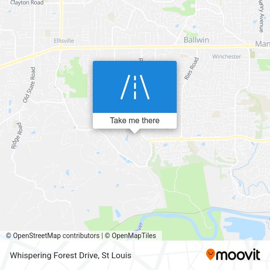 Whispering Forest Drive map