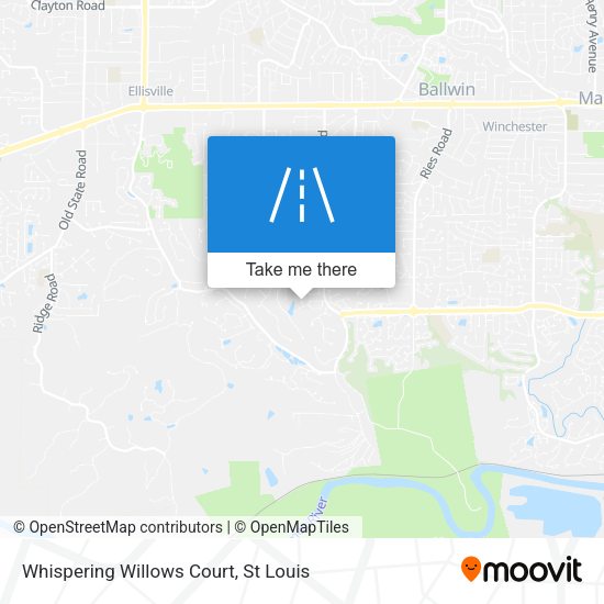 Whispering Willows Court map