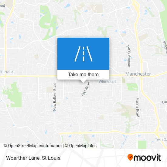 Mapa de Woerther Lane