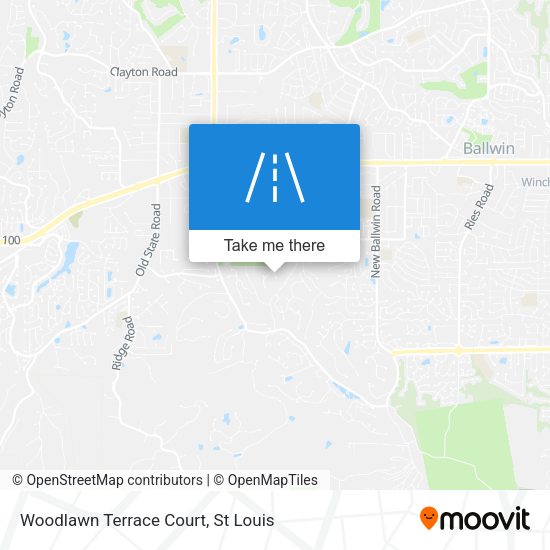 Woodlawn Terrace Court map
