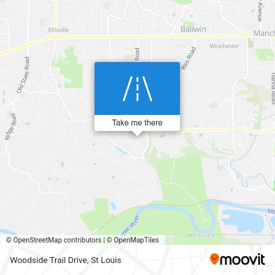 Mapa de Woodside Trail Drive