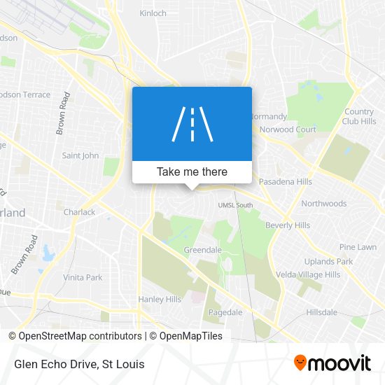 Mapa de Glen Echo Drive