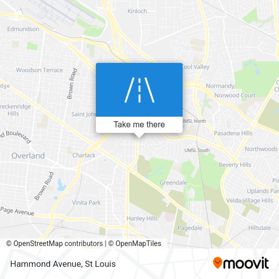 Hammond Avenue map
