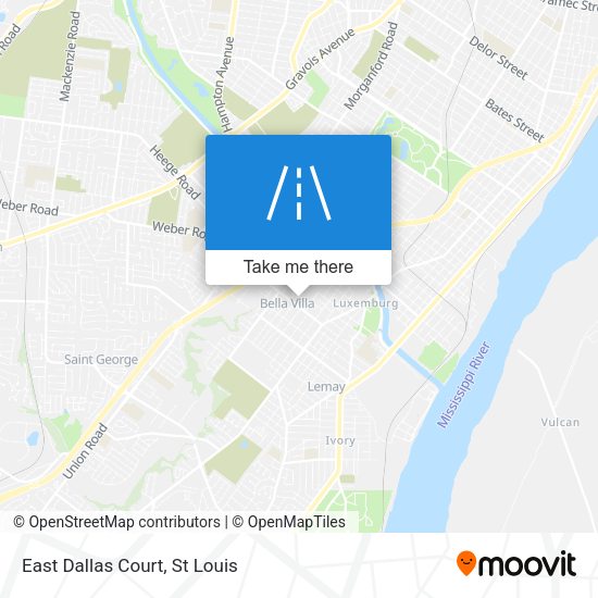 Mapa de East Dallas Court