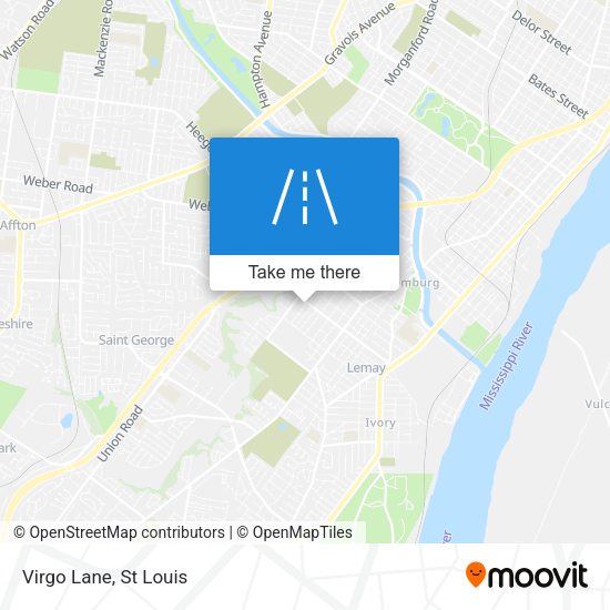 Mapa de Virgo Lane