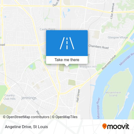 Mapa de Angeline Drive