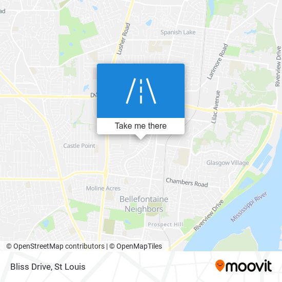 Bliss Drive map