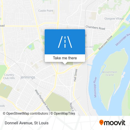 Mapa de Donnell Avenue