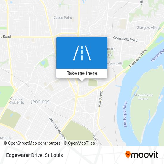 Mapa de Edgewater Drive