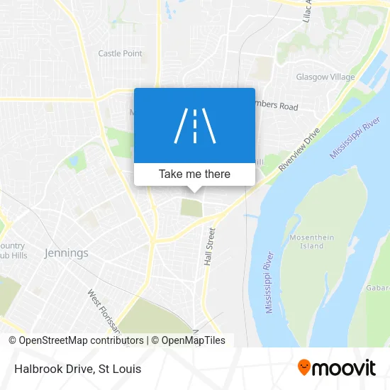 Halbrook Drive map
