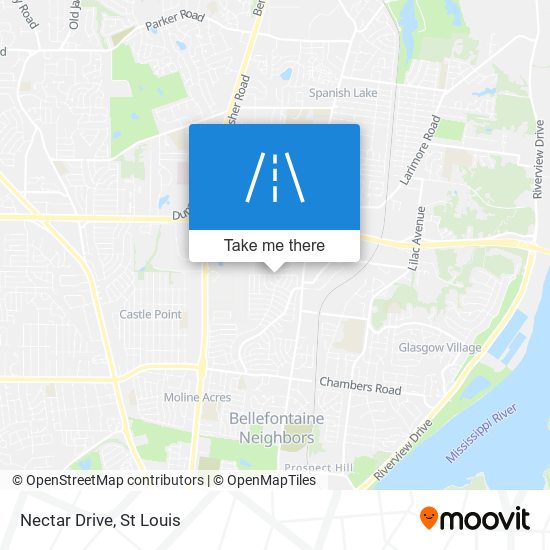 Nectar Drive map