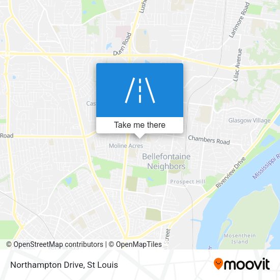 Northampton Drive map