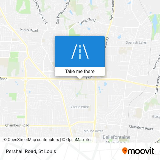 Mapa de Pershall Road