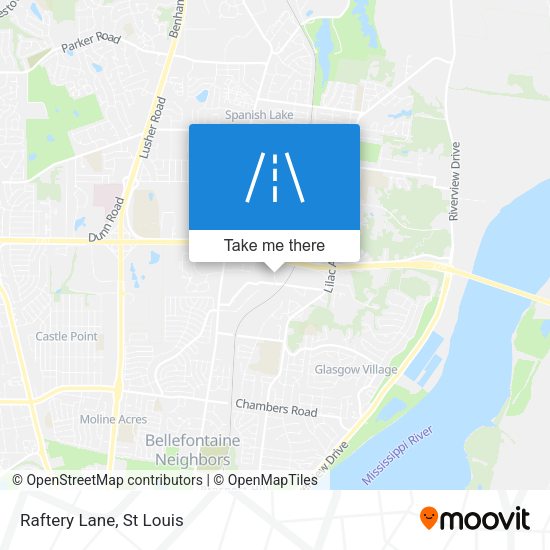 Mapa de Raftery Lane