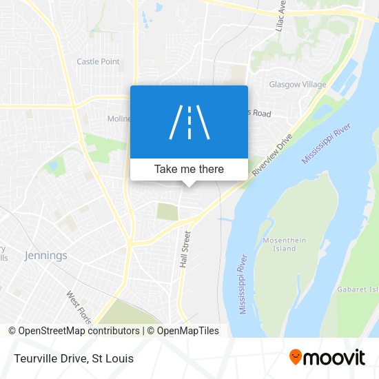 Mapa de Teurville Drive