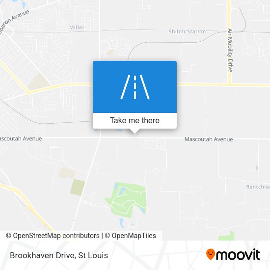 Mapa de Brookhaven Drive