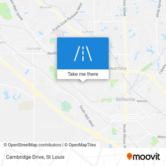 Mapa de Cambridge Drive