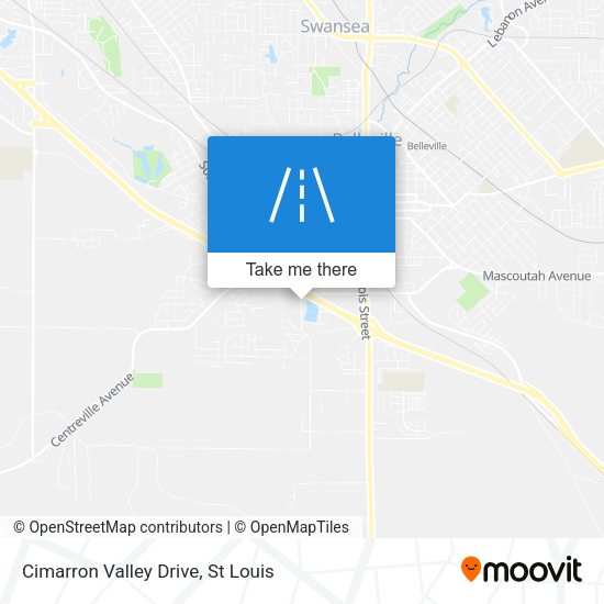 Cimarron Valley Drive map