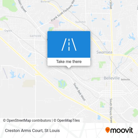 Creston Arms Court map