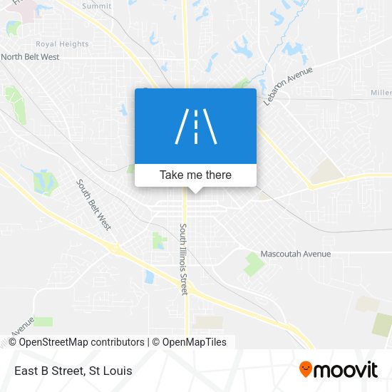 Mapa de East B Street