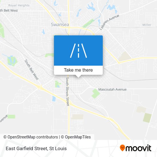 Mapa de East Garfield Street
