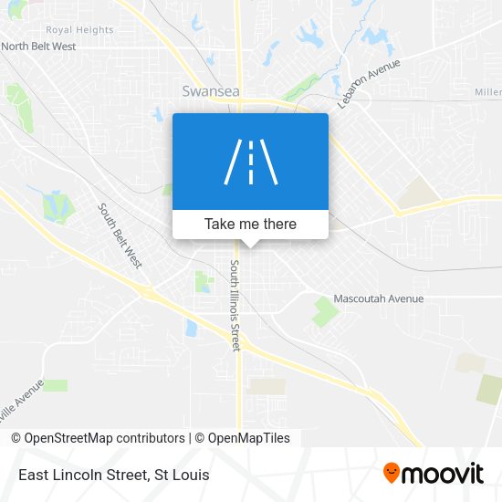East Lincoln Street map