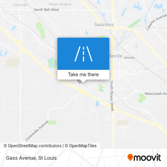 Mapa de Gass Avenue