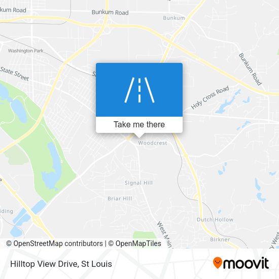Mapa de Hilltop View Drive