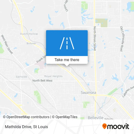 Mathilda Drive map