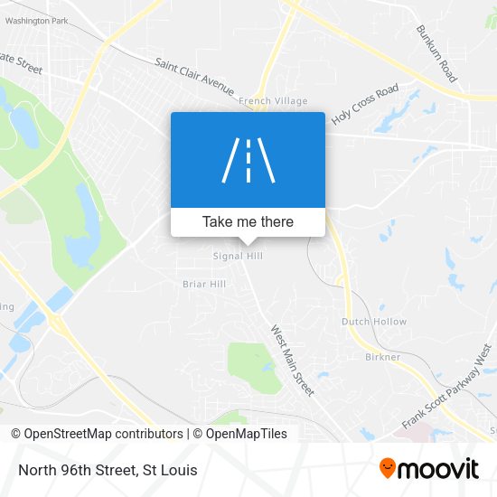 Mapa de North 96th Street