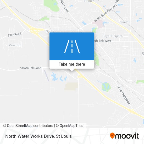 Mapa de North Water Works Drive