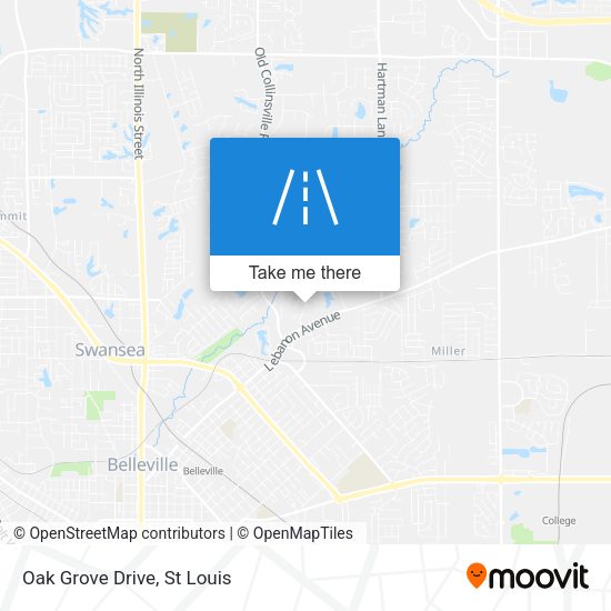 Mapa de Oak Grove Drive