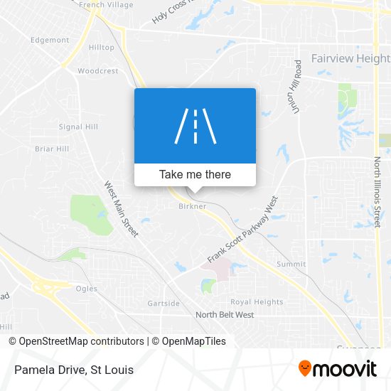 Pamela Drive map