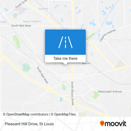 Pleasant Hill Drive map