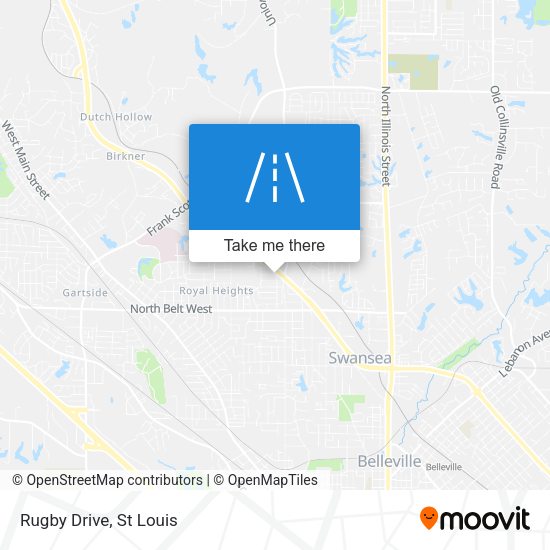 Mapa de Rugby Drive
