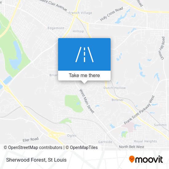 Mapa de Sherwood Forest