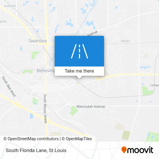 South Florida Lane map
