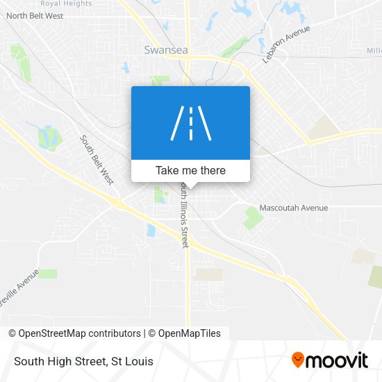 Mapa de South High Street