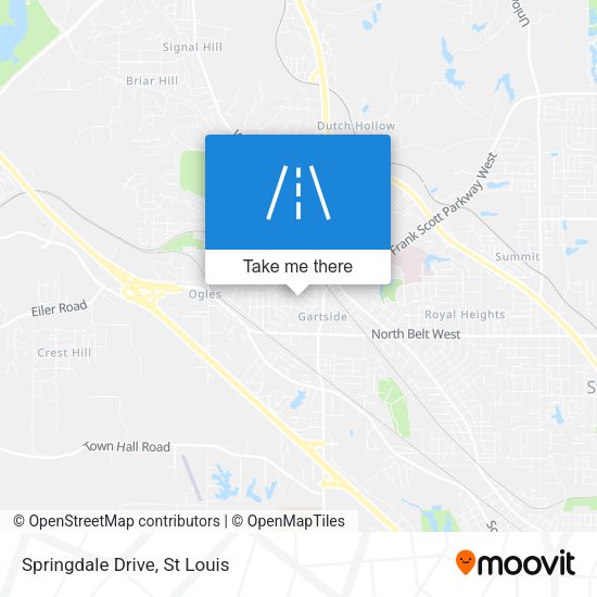 Springdale Drive map