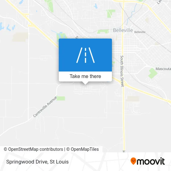Springwood Drive map