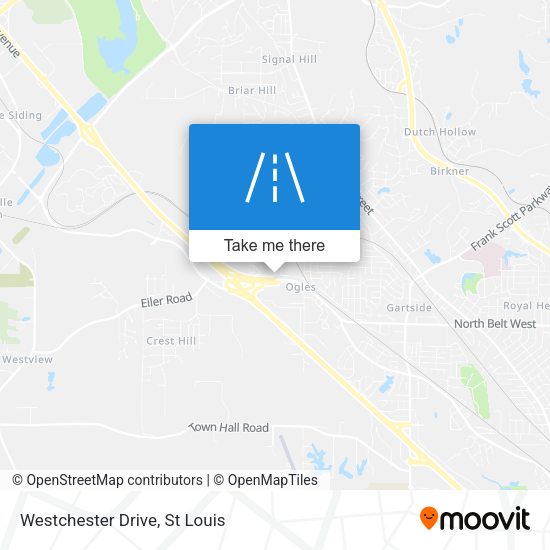 Westchester Drive map
