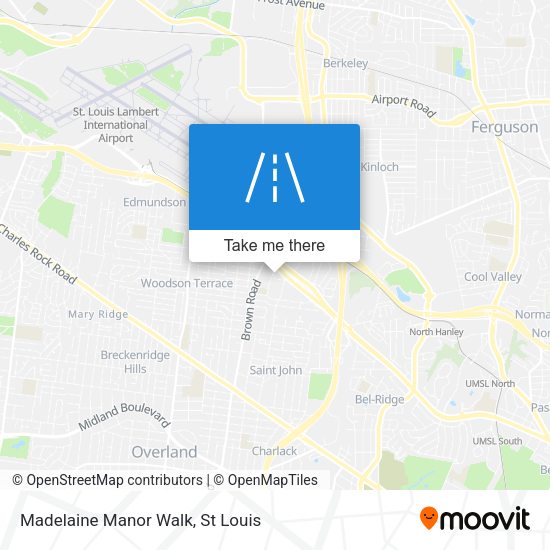 Madelaine Manor Walk map