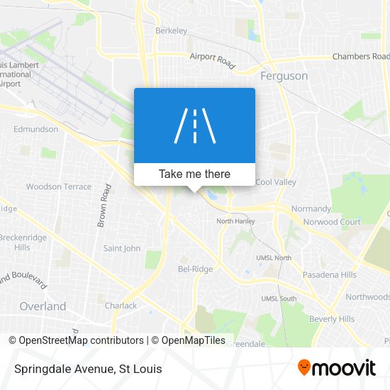 Mapa de Springdale Avenue