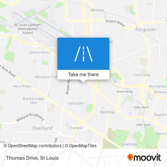 Thomas Drive map