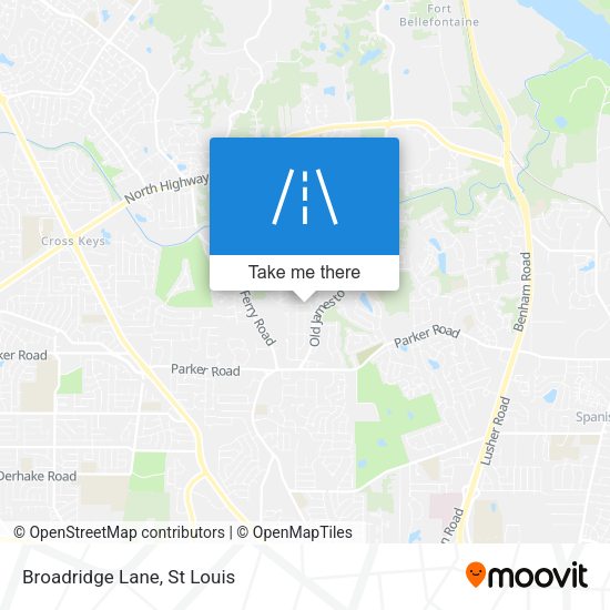 Mapa de Broadridge Lane