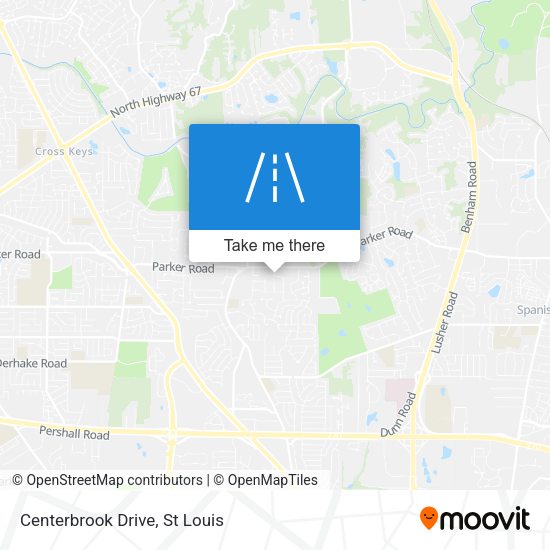 Mapa de Centerbrook Drive