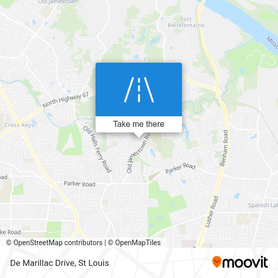 Mapa de De Marillac Drive